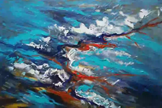 2017_The_red_trail_Acrilico_su_tela_Cm