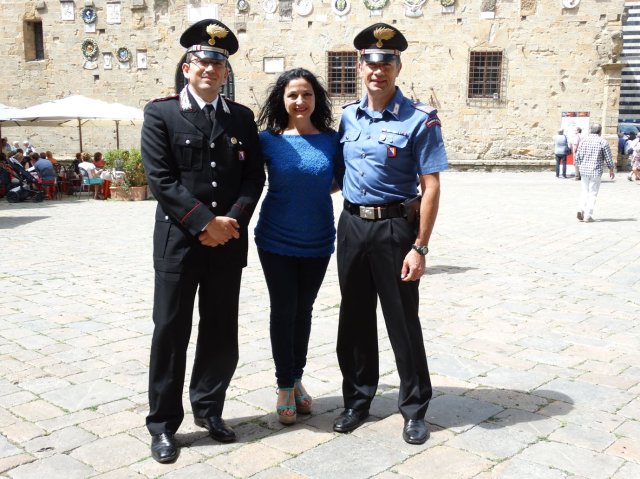 Pietra e l Arma dei Carabinieri Volterra