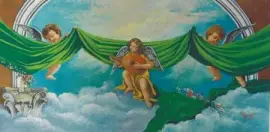 Drappo verde - Angeli